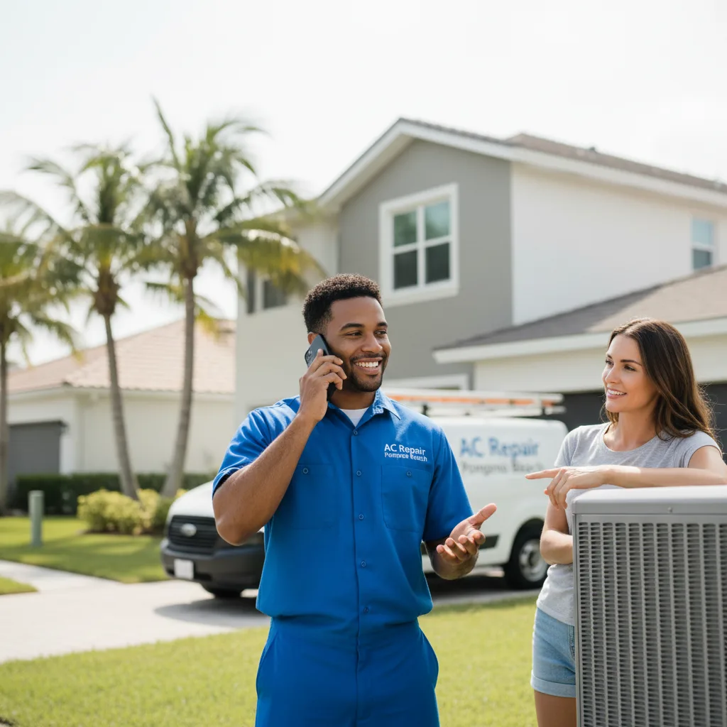 AC Repair Pompano Beach customer support in Herminie